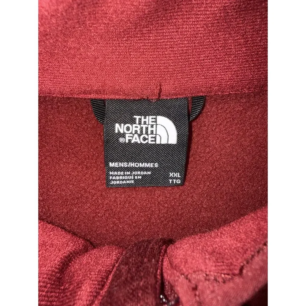 The North Face Men’s Canyonlands Full Zip Fleece Jacket Burgundy, Red XXL
